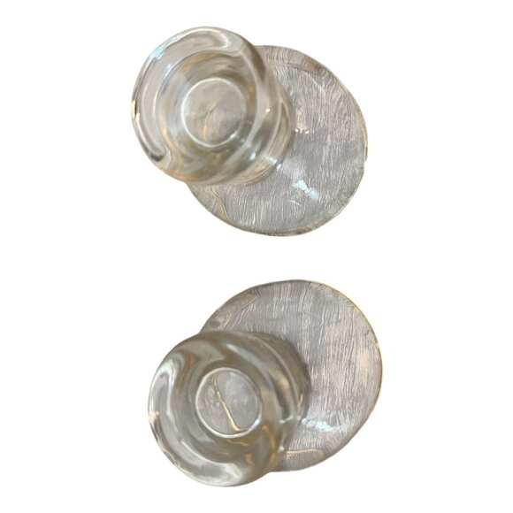 Vintage Clear Lowball Old Fashioned Rock Glasses With Gold Rim 2.5 in Tall Lot o - Picture 7 of 8